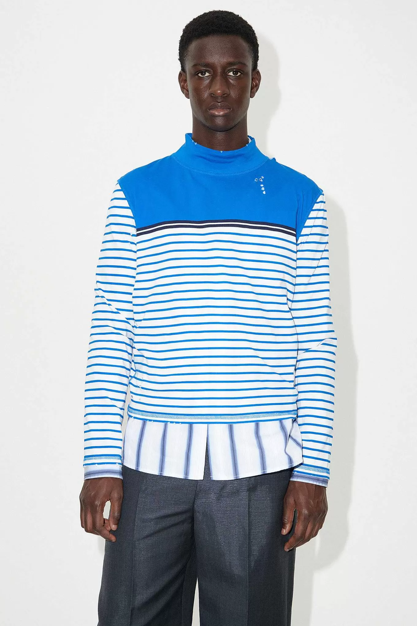 Kunstner Polo Trashed Carnot Stripe^Our Legacy Hot