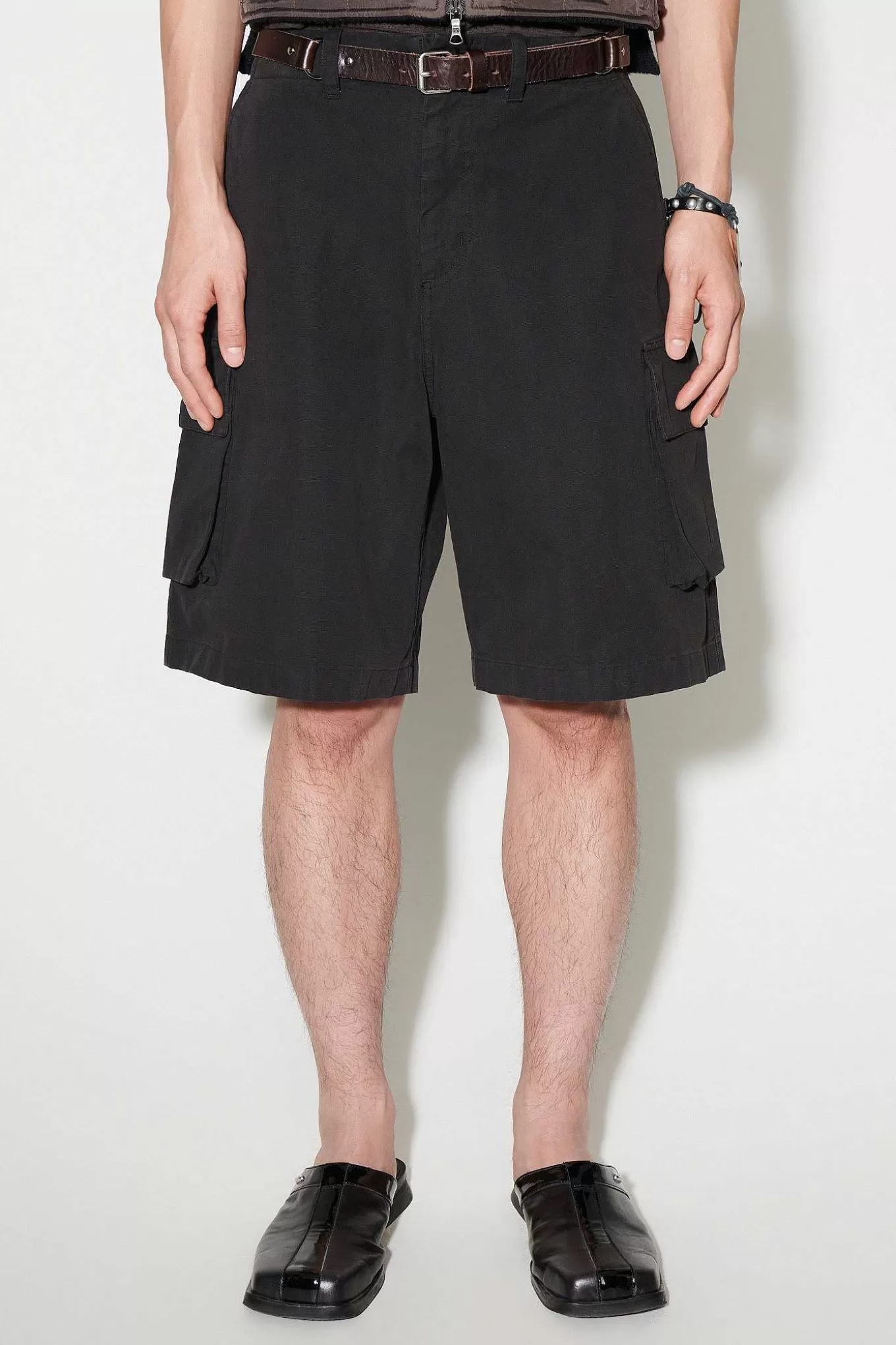 Mount Shorts Black Canvas^Our Legacy Store