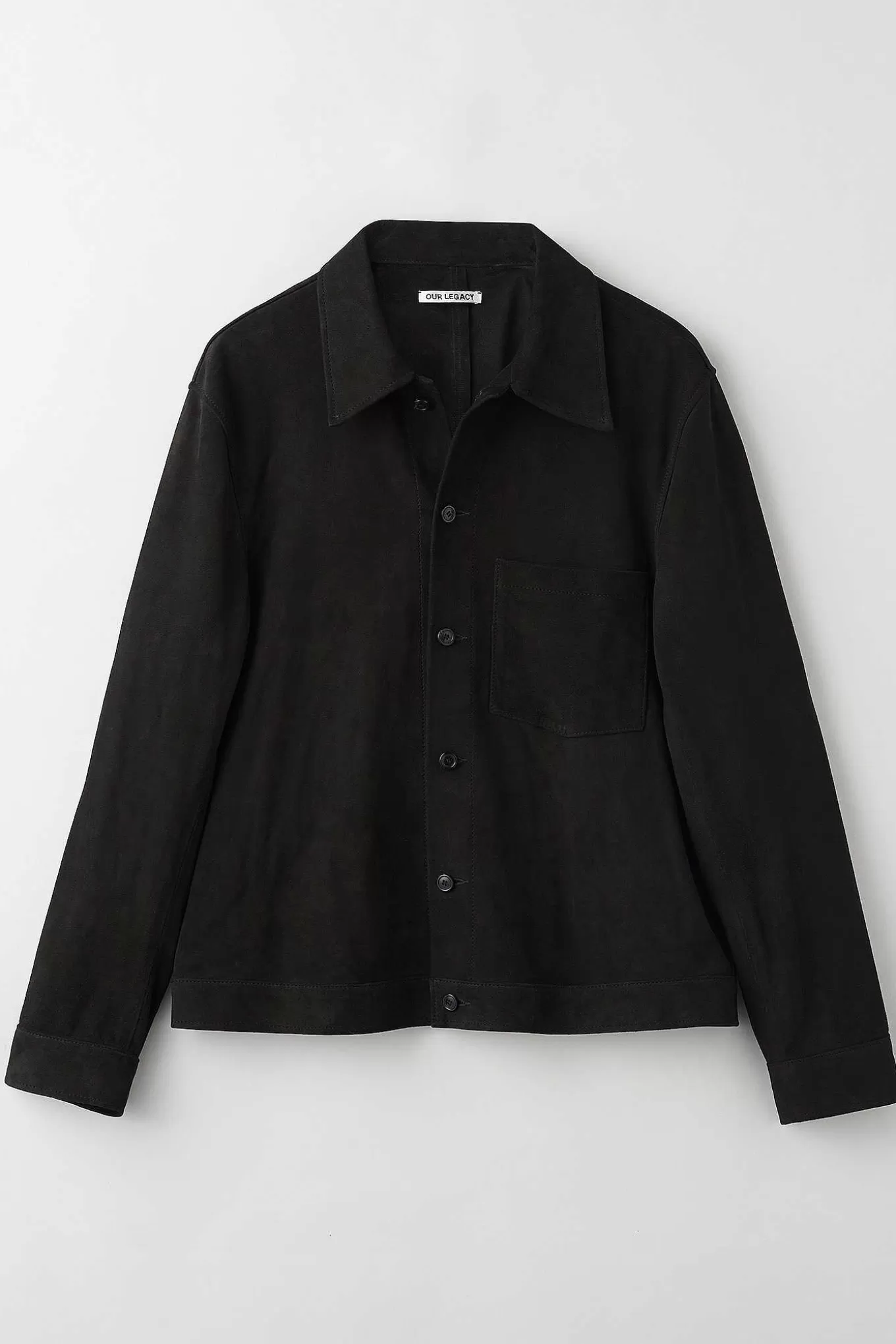 Reincarnation Suede Shirt Sort Ruskind^Our Legacy New