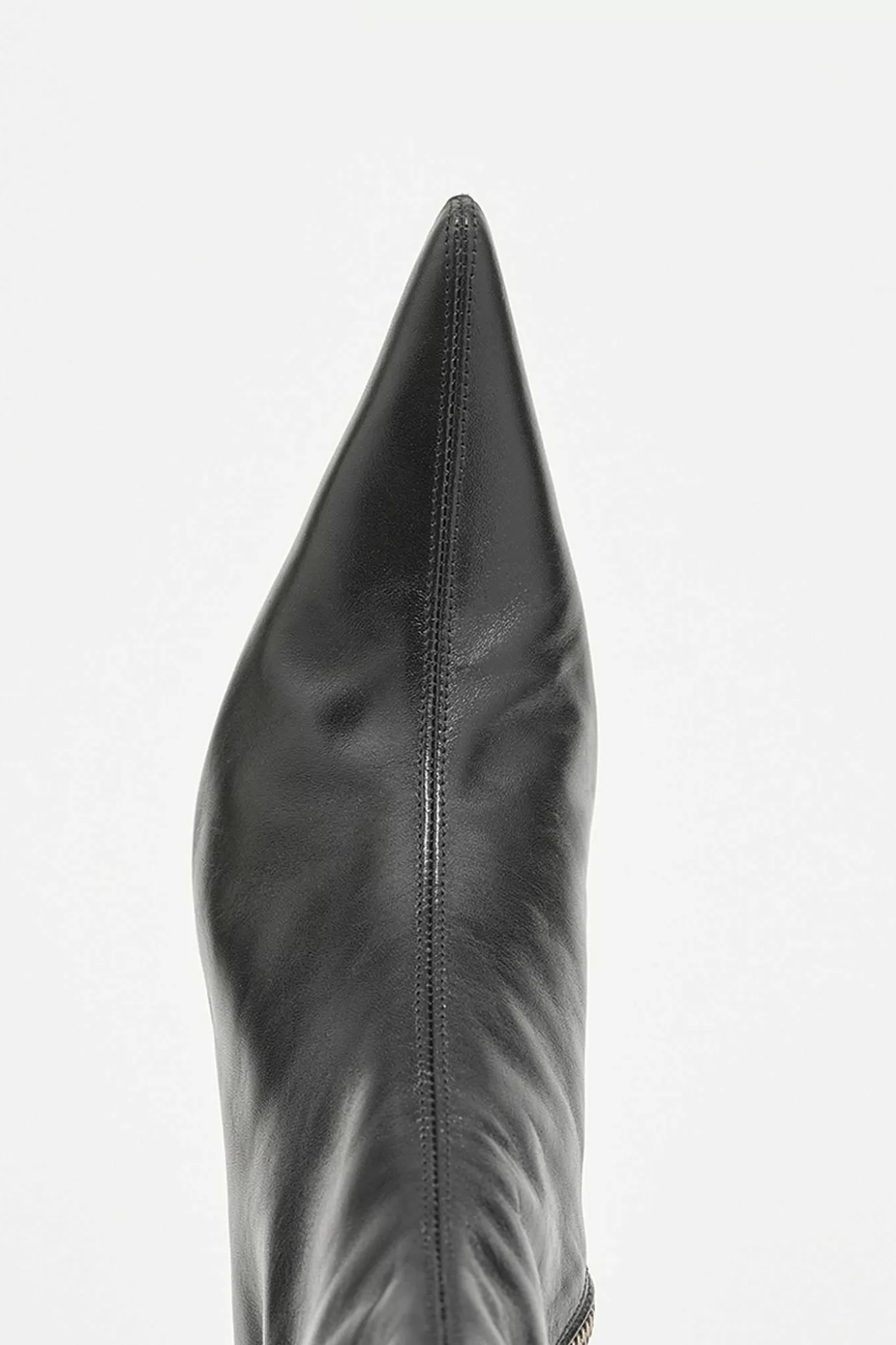 Slim Boot Aegte Farvet Sort Læder^Our Legacy Flash Sale