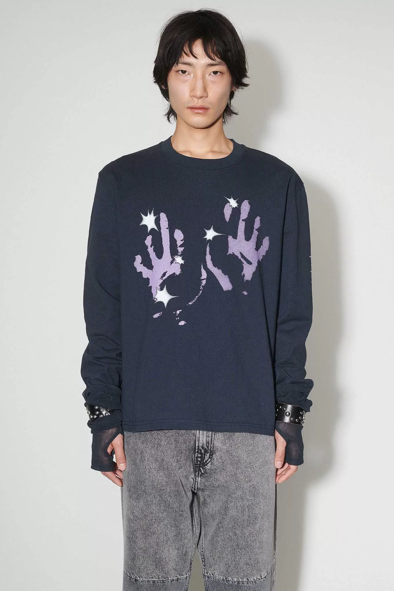 Tour Langaermet Lilla Taste Of Hands Print^Our Legacy Flash Sale